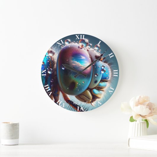 Fantasy Schattigee Dragonfly Macro Foto Grote Klok (Huis)