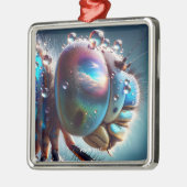 Fantasy Schattigee Dragonfly Macro Foto Metalen Ornament (Links)