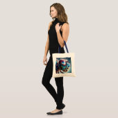 Fantasy Schattigee Dragonfly Macro Foto Tote Bag (Voorkant (model))