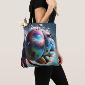 Fantasy Schattigee Dragonfly Macro Foto Tote Bag (Dichtbij)