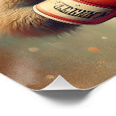Fantasy Schattigee Duck Boxing Handschoenen Perfect Poster (Hoek)