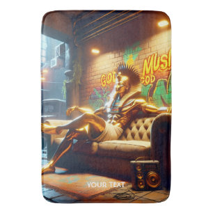 Fantasy Schattigee Egyptische godenmuziek. Badmat