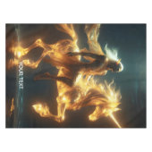 Fantasy Schattigee etherische onderwater eenhoorn Tafelkleed (Voorkant (Horizontaal))