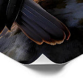 Fantasy Schattigee Falcon Sunset Herfst Perfect Poster (Hoek)