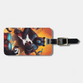 Fantasy Schattigee Funny Rock Band Bagagelabel (Voorkant horizontaal)