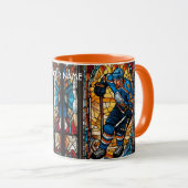 Fantasy Schattigee gevlekte ijshockey Mok (Voorkant rechts)