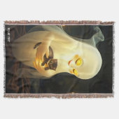 Fantasy Schattigee Ghost Kitten Kaarsen Deken (Voorkant)