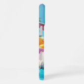 Fantasy Schattigee Goat Float Glasses iPhone Hoesje (Rechterkant)