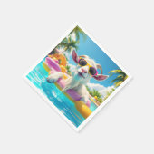 Fantasy Schattigee Goat Float Glasses Servet (Hoek)