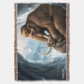 Fantasy Schattigee Grot Baby Mammoth Deken (Voorkant Verticaal)