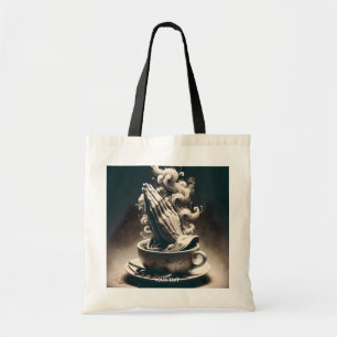 Fantasy Schattigee Handen Koffiekopje Tote Bag
