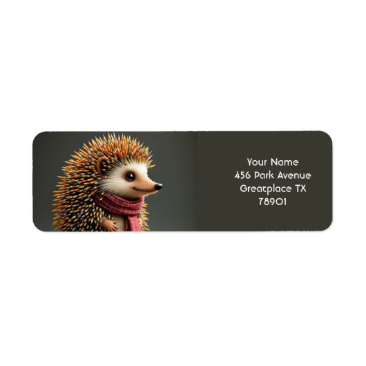 Fantasy Schattigee Hedgehog Sharp Needles Etiket (Voorkant)