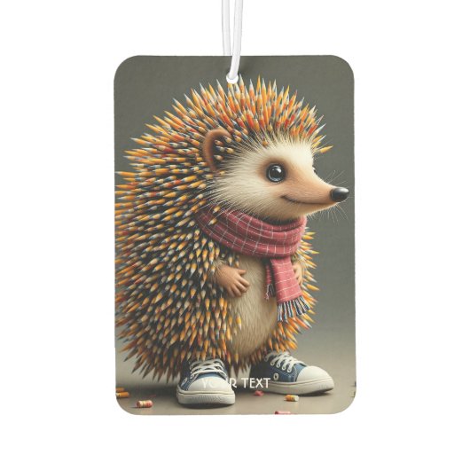 Fantasy Schattigee Hedgehog Sharp Needles Luchtverfrisser (Achterkant)
