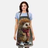 Fantasy Schattigee Hedgehog Sharp Needles Schort (Gedragen)