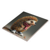 Fantasy Schattigee Hedgehog Sharp Needles Tegeltje (Zijkant)