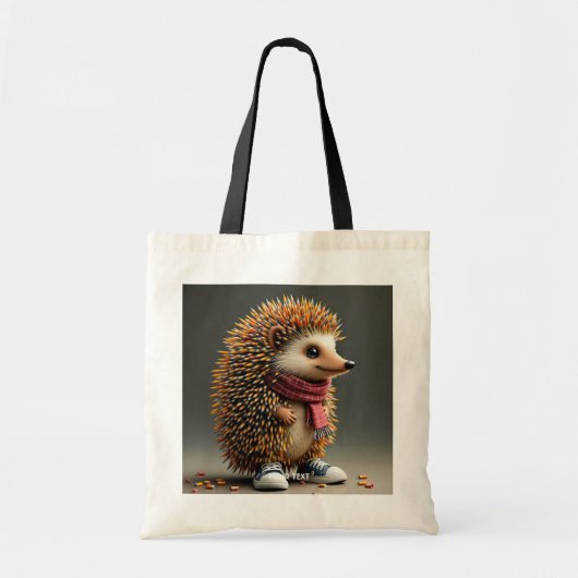 Fantasy Schattigee Hedgehog Sharp Needles Tote Bag (Voorkant)