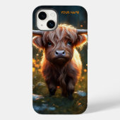 Fantasy Schattigee Highland Baby Koe Case-Mate iPhone Case (Achterkant)