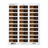 Fantasy Schattigee hond Hot Dog Etiket (Full Sheet)