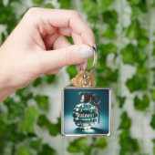 Fantasy Schattigee jaloezie flesje Sleutelhanger (Hand)