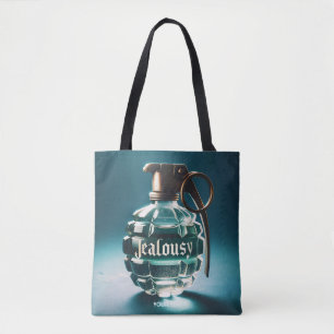 Fantasy Schattigee jaloezie flesje Tote Bag