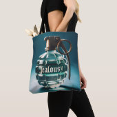 Fantasy Schattigee jaloezie flesje Tote Bag (Dichtbij)