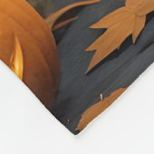 Fantasy Schattigee kat pompoen Halloween Fleece Deken (Hoek)