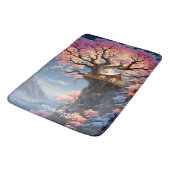 Fantasy Schattigee kersenbloesemboom Badmat (Gekanteld)