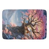 Fantasy Schattigee kersenbloesemboom Badmat (Voorkant)