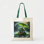Fantasy Schattigee kikkerblad paraplu Tote Bag (Voorkant)