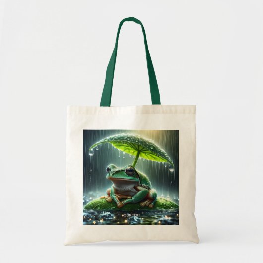 Fantasy Schattigee kikkerblad paraplu Tote Bag (Voorkant)