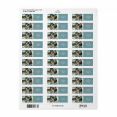 Fantasy Schattigee kitten onder regen Etiket (Full Sheet)