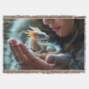 Fantasy Schattigee kleine Baby Dragon Deken
