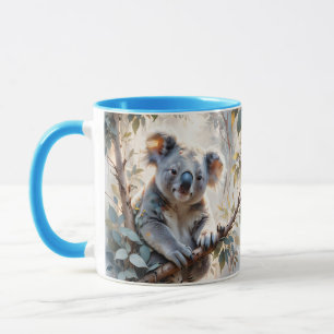 Fantasy Schattigee Koala Tree Waterverf Mok