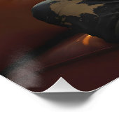Fantasy Schattigee Koe Leather Couch Perfect Poster (Hoek)