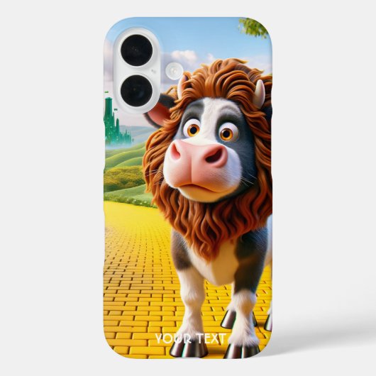 Fantasy Schattigee Koe Lion Road Case-Mate iPhone Case (Achterkant)