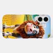 Fantasy Schattigee Koe Lion Road Case-Mate iPhone Case (Achterkant (horizontaal))