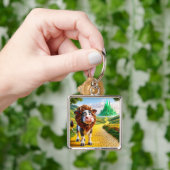 Fantasy Schattigee Koe Lion Road Sleutelhanger (Hand)