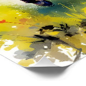 Fantasy Schattigee kudde wilde paarden Perfect Poster (Hoek)