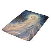 Fantasy Schattigee Lady Space Stars Badmat (Gekanteld)