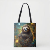 Fantasy Schattigee levendige bloemen majestueuze l Tote Bag (Voorkant)