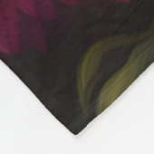 Fantasy Schattigee levendige Pommerse Baby Flowers Fleece Deken (Hoek)