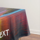 Fantasy Schattigee levendige regenboog smeltende w Tafelkleed (Voorbeeld)