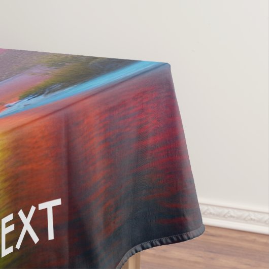 Fantasy Schattigee levendige regenboog smeltende w Tafelkleed (Voorbeeld)