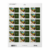 Fantasy Schattigee levendige Van Gogh taart Etiket (Full Sheet)