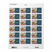 Fantasy Schattigee luiaard die tennis speelt Etiket (Full Sheet)