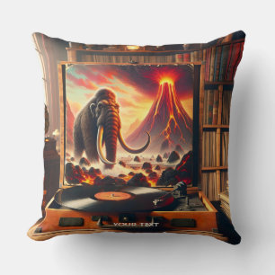 Fantasy Schattigee Mammoth Vinyl Speler Kussen