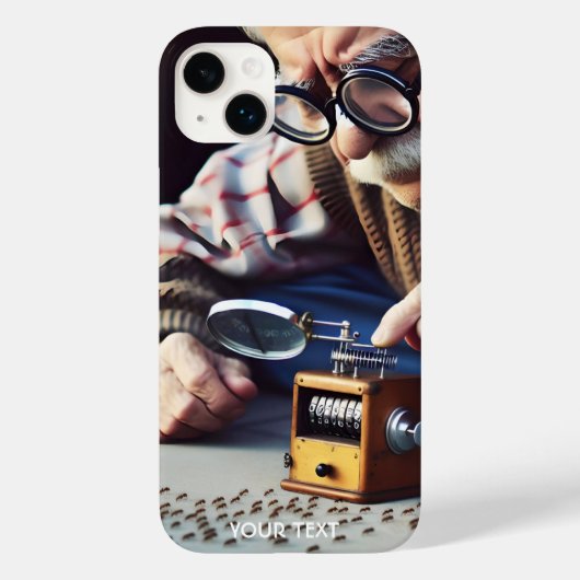 Fantasy Schattigee mieren Oude Man Case-Mate iPhone Case (Achterkant)