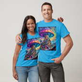 Fantasy Schattigee Mushroom Rainbow Skies T-shirt (Unisex)
