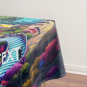Fantasy Schattigee Mushroom Rainbow Skies Tafelkleed (Voorbeeld)