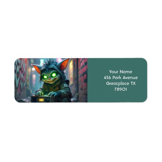 Fantasy Schattigee muziek Joy Street Etiket (Voorkant)